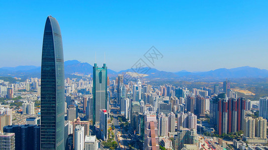 深圳高楼大厦地标建筑背景图片