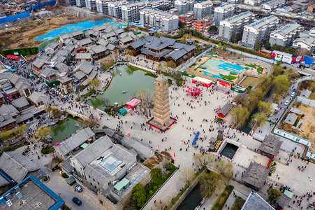 洛阳洛邑古城背景图片