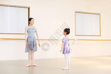 芭蕾舞老师舞蹈教学背景图片
