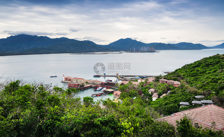 海南陵水5A景区分界洲岛海岛渔人码头图片