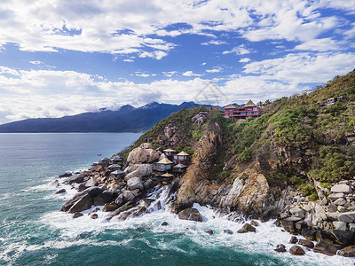 陵水分界洲岛海南陵水5A景区分界洲岛海岛风光背景