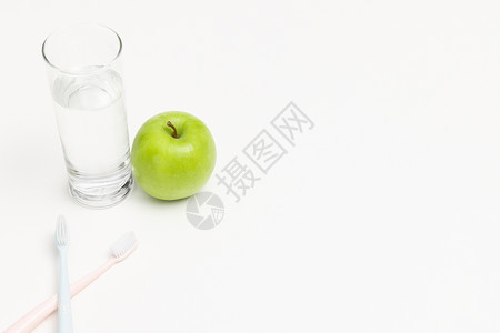 青苹果健康饮食减脂高清图片