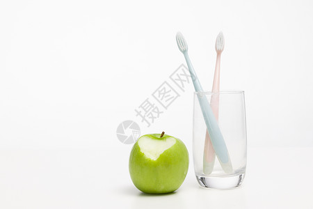 青苹果健康饮食减脂背景