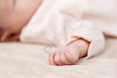婴儿小宝宝手部特写小手背景图片