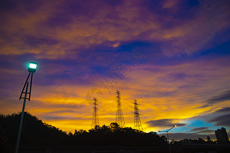 深圳夕阳无限美背景图片