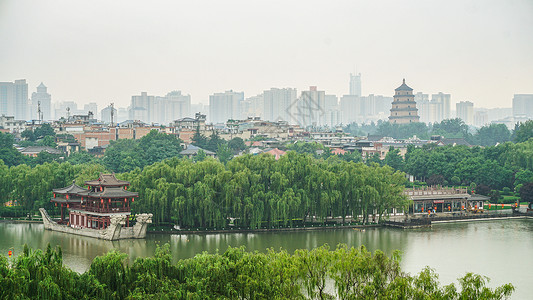 陕西西安大唐芙蓉园背景图片