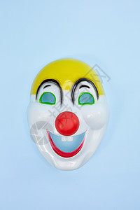 搞笑面具愚人节小丑面具节日背景素材背景