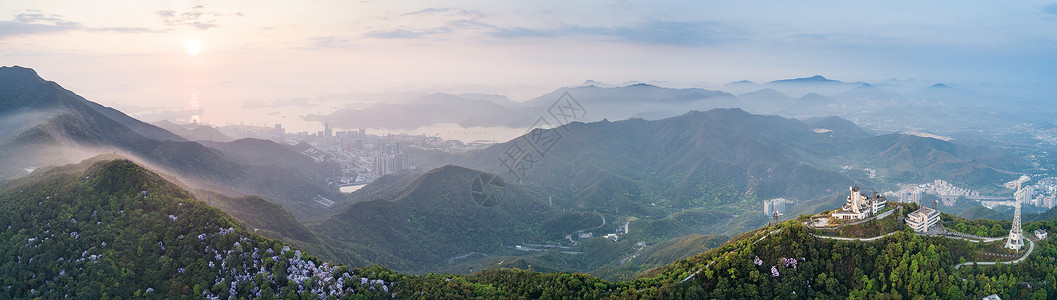 深圳梧桐山日出背景图片