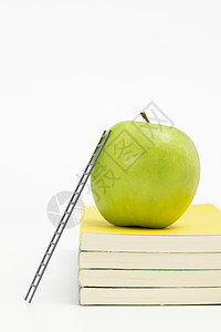 青苹果绿色健康创意静物图片