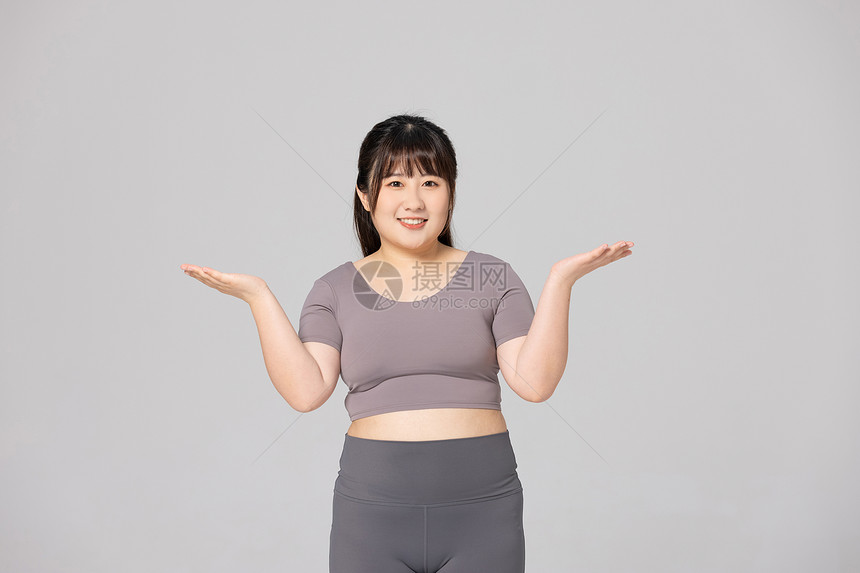 肥胖女性形象图片