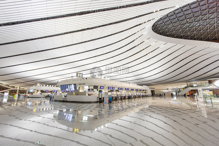 北京地标大气大兴机场图片