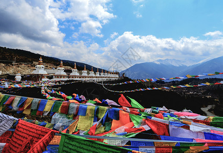 西藏拉萨大昭寺背景图片