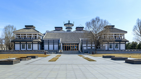 内蒙古博物院呼和浩特昭君博物院外景背景