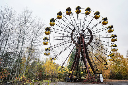 乌克兰切尔诺贝利核泄漏废弃城市图片