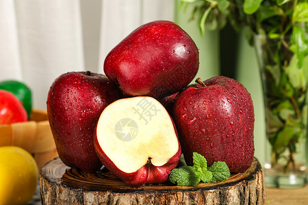 花牛苹果红红苹果高清图片