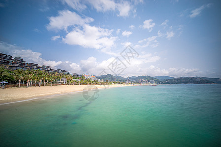 深圳大梅沙旅游区海滩礁石高清图片