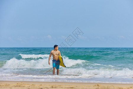 沙滩冲浪男孩冲浪男孩背景