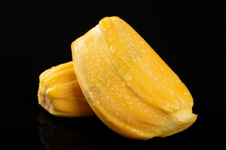 萝菠萝沾上水珠的菠萝蜜背景