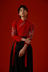 中国风古装汉服男性图片
