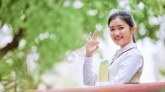 校园风学生形象图片