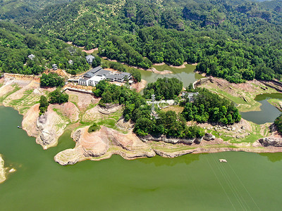 福建泰宁5A景区丹霞风貌背景