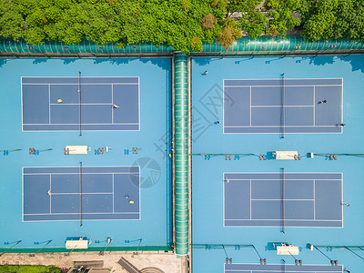 广州体育中心航拍体育场网球场足球场篮球场背景