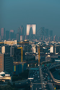苏州城市地标建筑背景图片