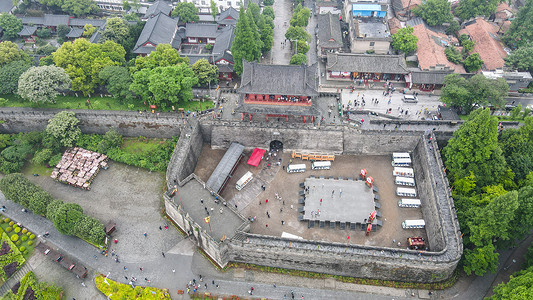 荆州古城：宾阳楼背景图片