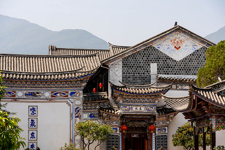 云南大理白族自治区特色建筑高清图片