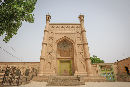新疆库车大寺背景