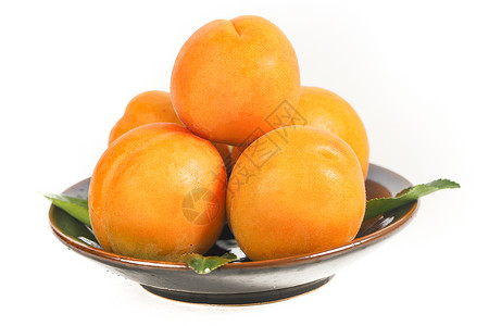黄杏 新鲜大黄杏高清图片