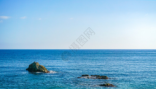 简约大海风景背景背景图片