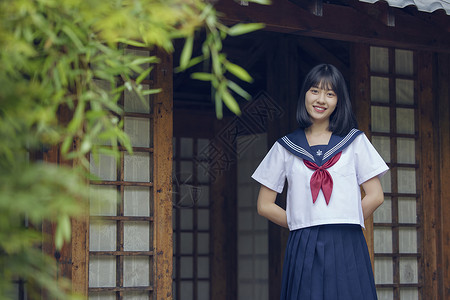 可爱JK制服女孩图片