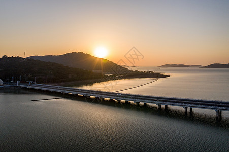 航拍苏州5A景区太湖大桥图片
