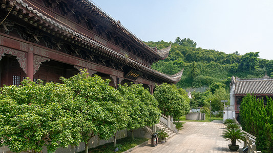 屈原故里景区环境背景