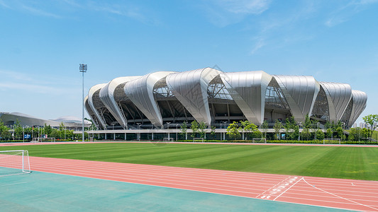 宜昌奥体中心体育场内部环境背景图片