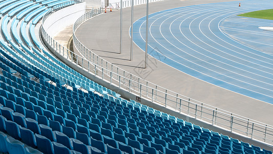 宜昌奥体中心体育场内部环境设计高清图片素材