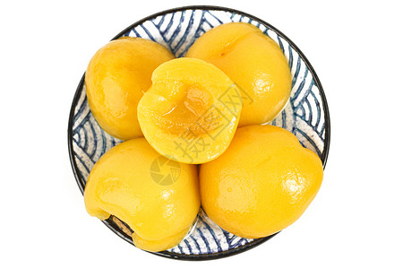 黄桃罐头黄桃水果罐头高清图片