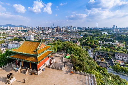 南京阅江楼传统建筑背景