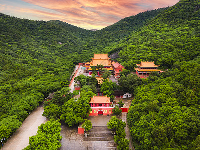 淮北4A风景区相山国家森林公园显通寺图片