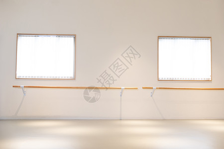 芭蕾舞舞房教室实景背景图片