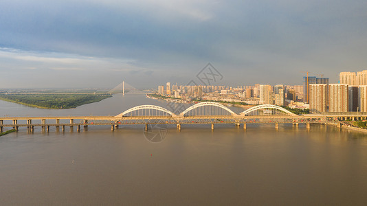 哈尔滨中东铁路桥哈尔滨松花江滨洲铁路桥背景
