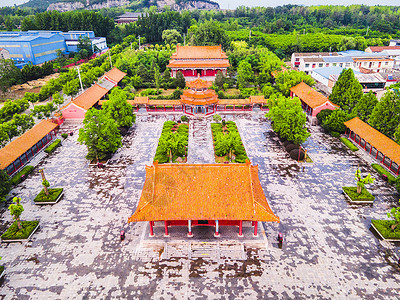 汉高祖刘邦5A风景区芒砀山汉文化旅游区刘邦斩蛇园背景