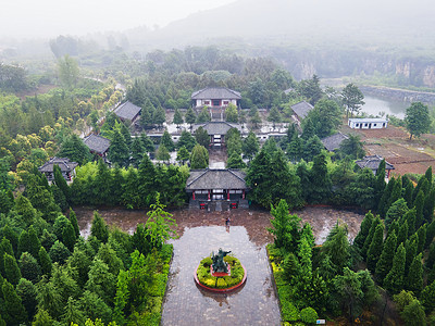 陈氏书院风景区5A风景区芒砀山汉文化旅游区陈胜墓背景