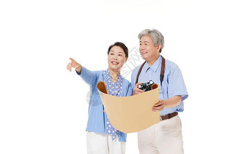 老年夫妻退休悠闲生活图片