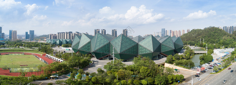 运城深圳龙岗大运中心背景