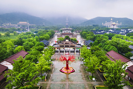 5A风景区芒砀山汉文化旅游区汉梁孝王墓背景图片