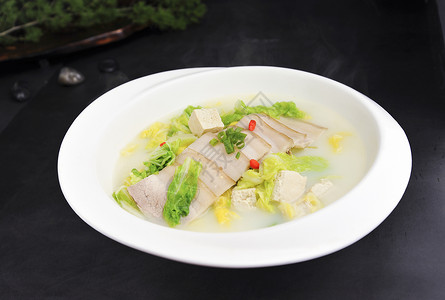 白菜炖狮子头罐味白菜冻豆腐   美食摄影背景