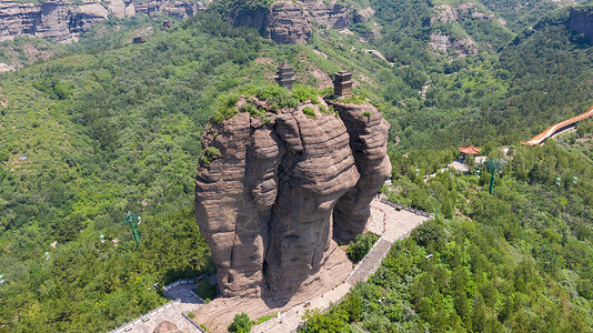 承德风景河北承德双塔山风光背景