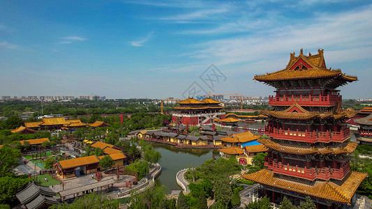 游乐园建筑旅游度假河南旅游高清图片